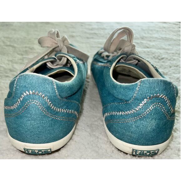 Taos Star Lace Up Sneaker in Turquoise - size 11 - Picture 2 of 8